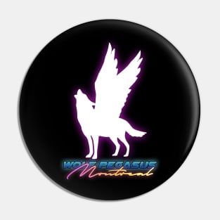 Wolf Pegasus Montreal (White) Pin