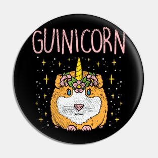 Guinicorn, Sweet Funny Guinea Pig Lover Xmas Gift Pin