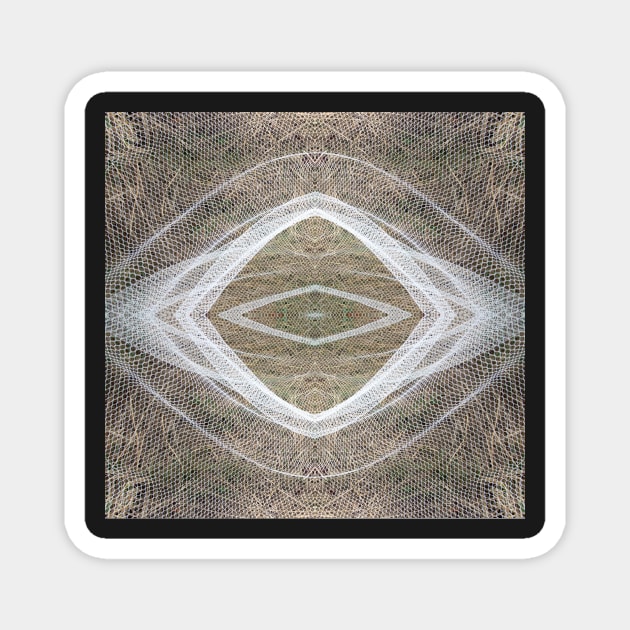 Vineyard Net Abstract 1 Magnet by MagpieSprings