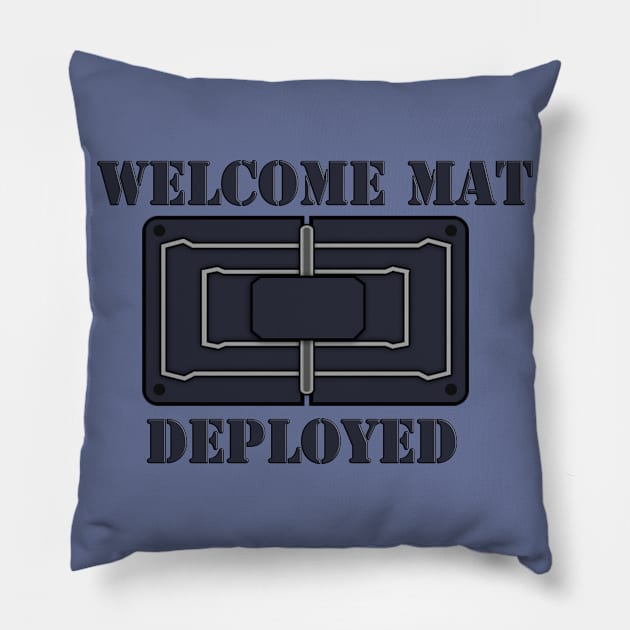 Welcome mat deployed Pillow by Takeshi_Tenma