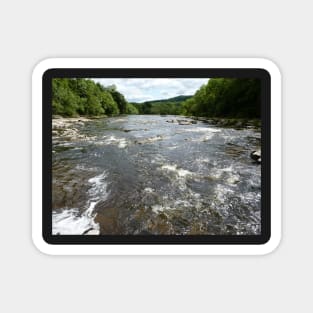 River Wharfe (View Downstream From Aysgarth Falls) Magnet