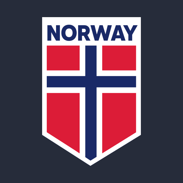 Norway Flag Emblem by SLAG_Creative