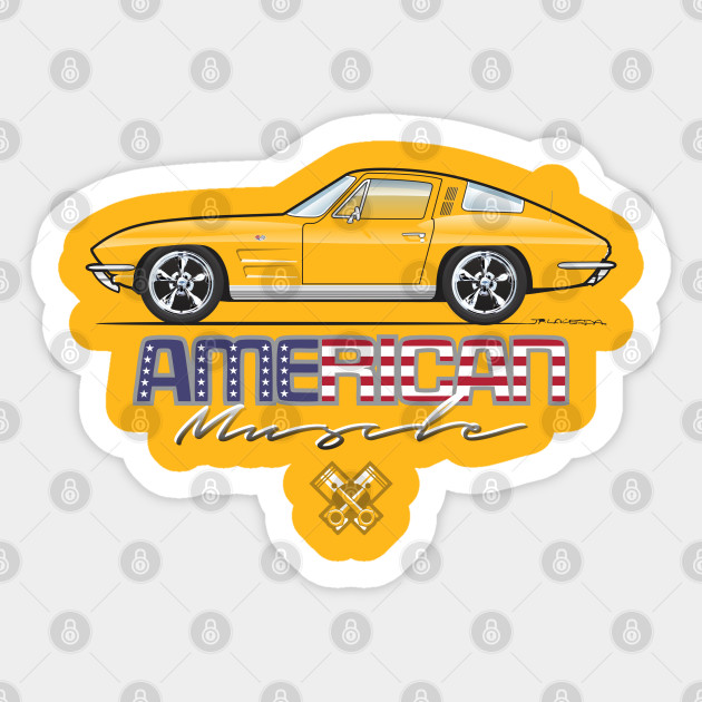 Multi Color Body Option Apparel American Muscle Corvette