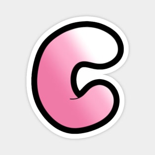 Pink Letter C Magnet