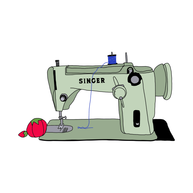 Grandma's Sewing Machine by Timberdoodlz
