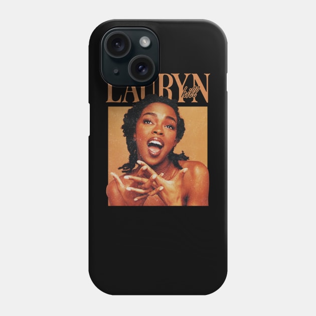 Lauryn Hill // Retro Singer Phone Case by Shelter Art Space