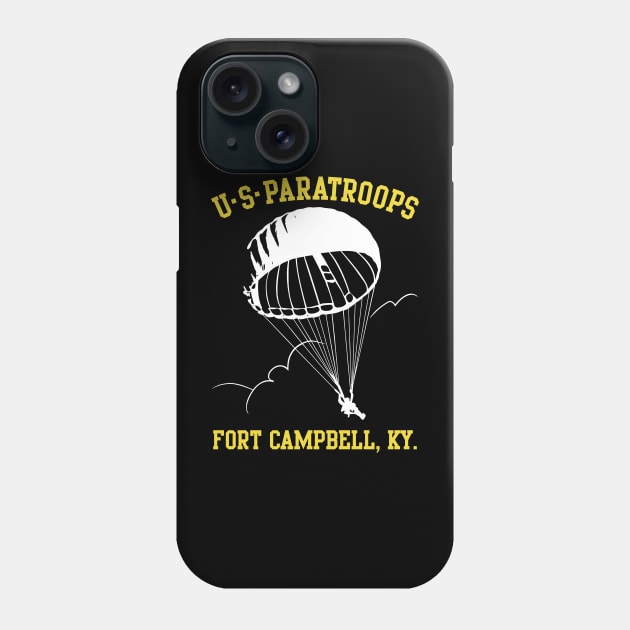 Mod.4 United States Paratroopers Fort Campbell Phone Case by parashop