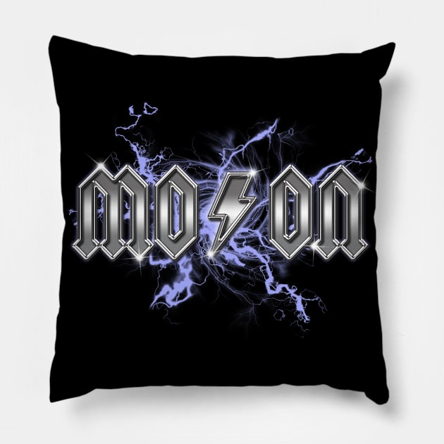 Heavy Metal Moon Pillow by Eggy's Blackberry Way