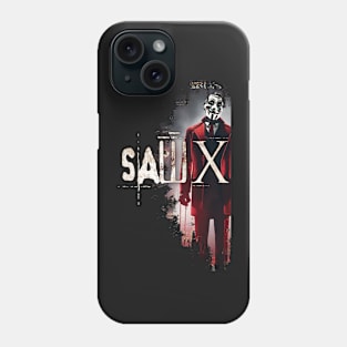 SAW X ( saw 10 )Tobin Bell as John Kramer movie graphic design poster Phone Case