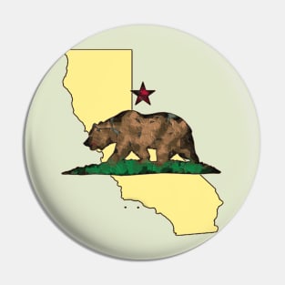 California Distressed Pin