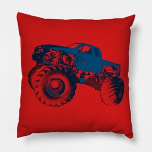 Monster Truck Lover Pillow