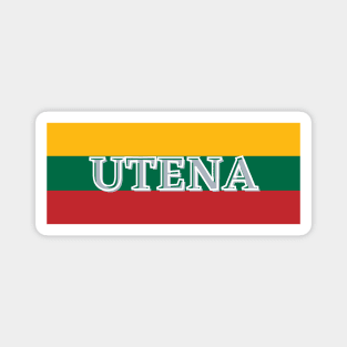 Utena City in Lithuania Magnet