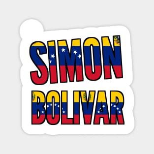 Simon Bolivar Venezuela Cool Funky Magnet