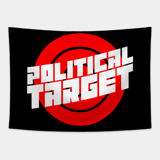 Political Target Red Tapestry