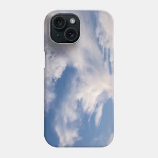 Panoramic cloudscape scene Phone Case