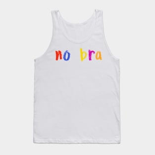 NO BRA, NO PANTIES (black letters version)' Women's Premium Tank Top