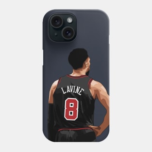 Zach Lavine Vector Back Phone Case