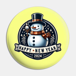 Frosty's Holiday Magic: Celebrate Christmas and Ring in the New Year with Whimsical Designs! Pin