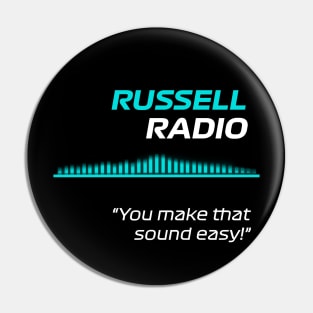 Sound easy - George Russell F1 Radio Pin