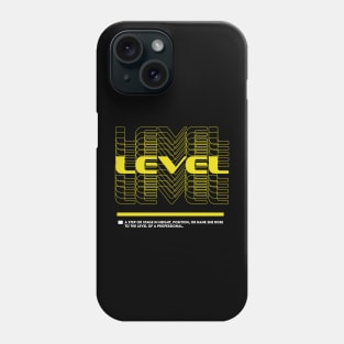 level multi text minimalistic streetwear Phone Case