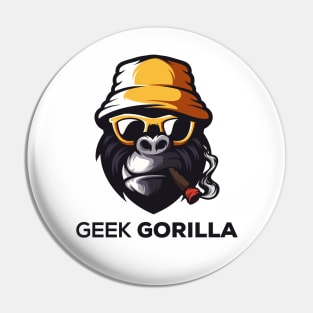 Geek Gorilla Pin