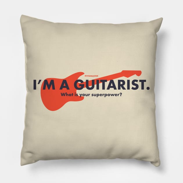 What is your superpower? - StringZone Pillow by StringZone