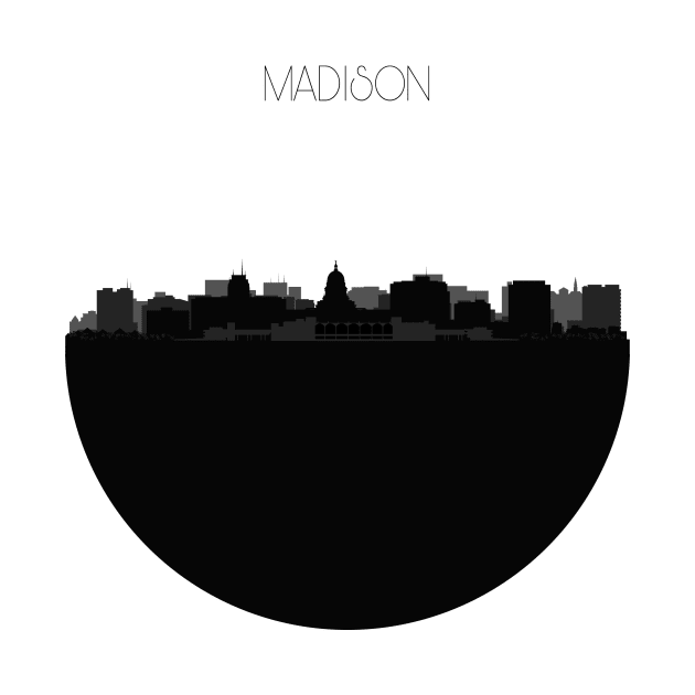 Madison Skyline by inspirowl