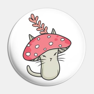 Pink amanita catshroom Pin