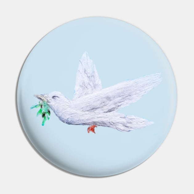 Dove of Peace Pin by Lycoris ArtSpark