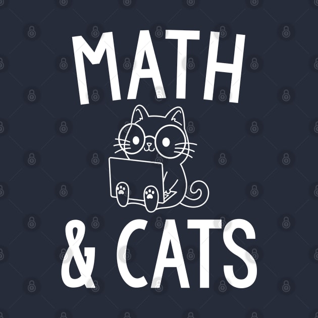 Funny Math Lover Gift Math Teacher Gift Cat Lover Gift Math and Cats by kmcollectible