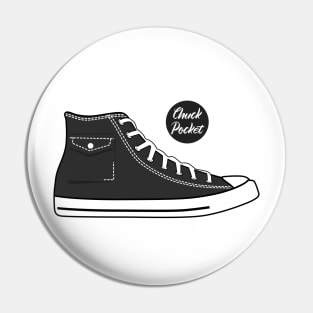 Shoe chuck pocket grey Pin