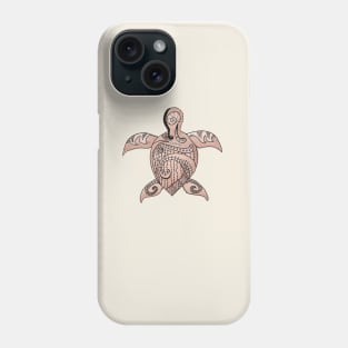 stilisierte Schildkröte Phone Case