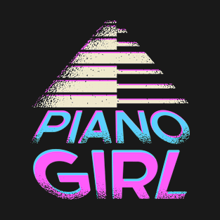 Musical Pianist | Music Lover | Piano Keyboard | Piano Girl T-Shirt