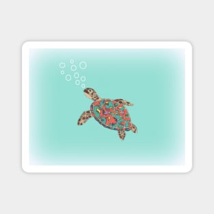 CUTE Sea Turtle Love Under The Sea Magnet