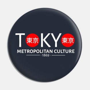 Tokyo Metropolitan Culture 1869 Pin