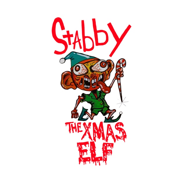 Stabby the Xmas Elf by BigCandy540