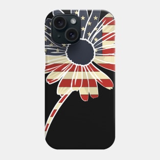 Sunflower: Happy 4th July Edition Phone Case