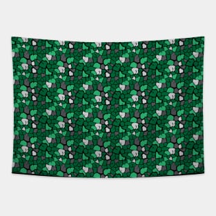 Elephant Print Skin Pattern Camo Green Tapestry