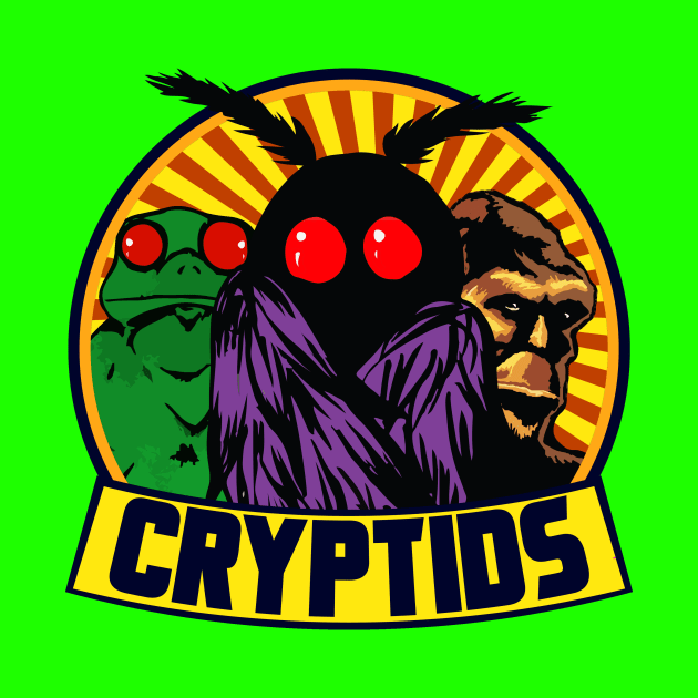 CRYPTIDS by theanomalius_merch