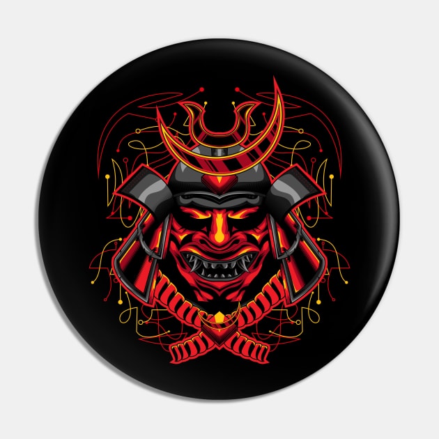 samurai head japan Pin by SHINIGAMII