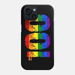 100 Rainbow LGBT Gay Pride Phone Case