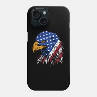 4th of July American Flag Bald Eagle Patriotic Phone Case