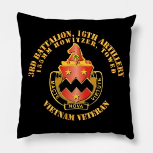 3rd Battalion, 16th Artillery 155mm without SVC Ribbon Pillow