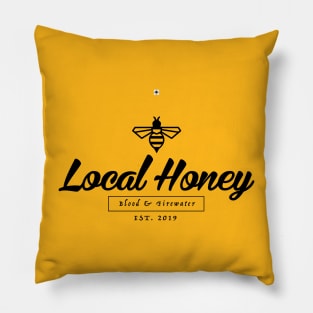 Local Honey Bee Design by Blood & Firewater Pillow