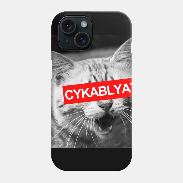 CYKA BLYAT T Shirt Phone Case by muupandy