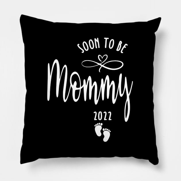 Womens Mom Soon To Be Mommy 2022 Mother Pregnant Kids Mother's Day Pillow by cidolopez