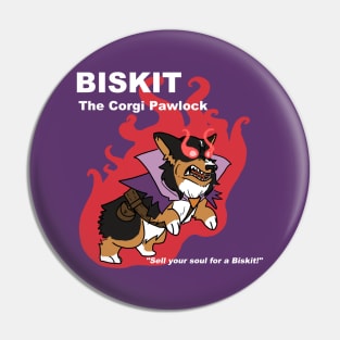 Corgi Warlock Pin