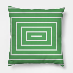 Green Rectangle Pillow