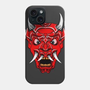 Demon Mask Red Phone Case