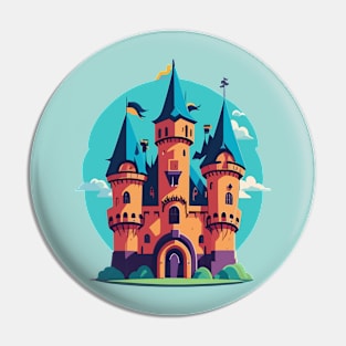 Cute Castle Pin